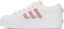 Adidas Originals White & Pink Nizza Platform Sneakers - Thumbnail 3