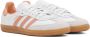 Adidas Originals White & Pink Samba OG Sneakers - Thumbnail 4