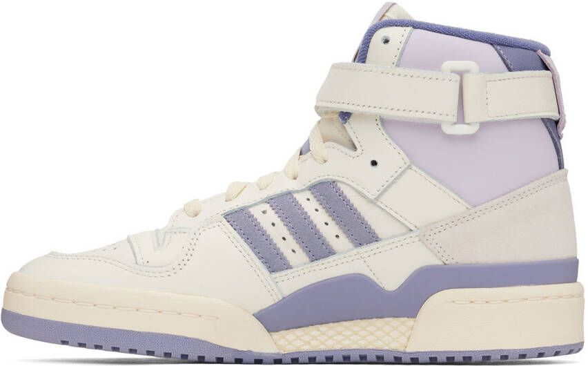 adidas Originals White & Purple Forum 84 Sneakers