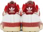 Adidas Originals White & Red Rivalry Low 86 Sneakers - Thumbnail 2
