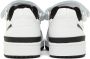 Adidas Originals White & Black Forum Sneakers - Thumbnail 6