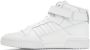Adidas Originals White Forum Mid Sneakers - Thumbnail 3