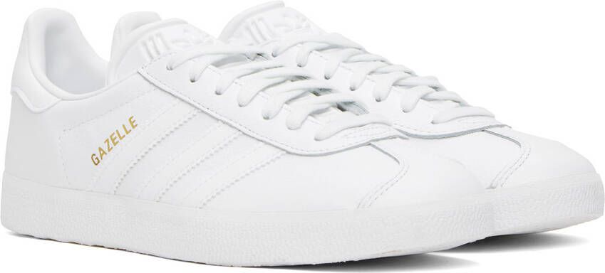 adidas Originals White Gazelle Sneakers