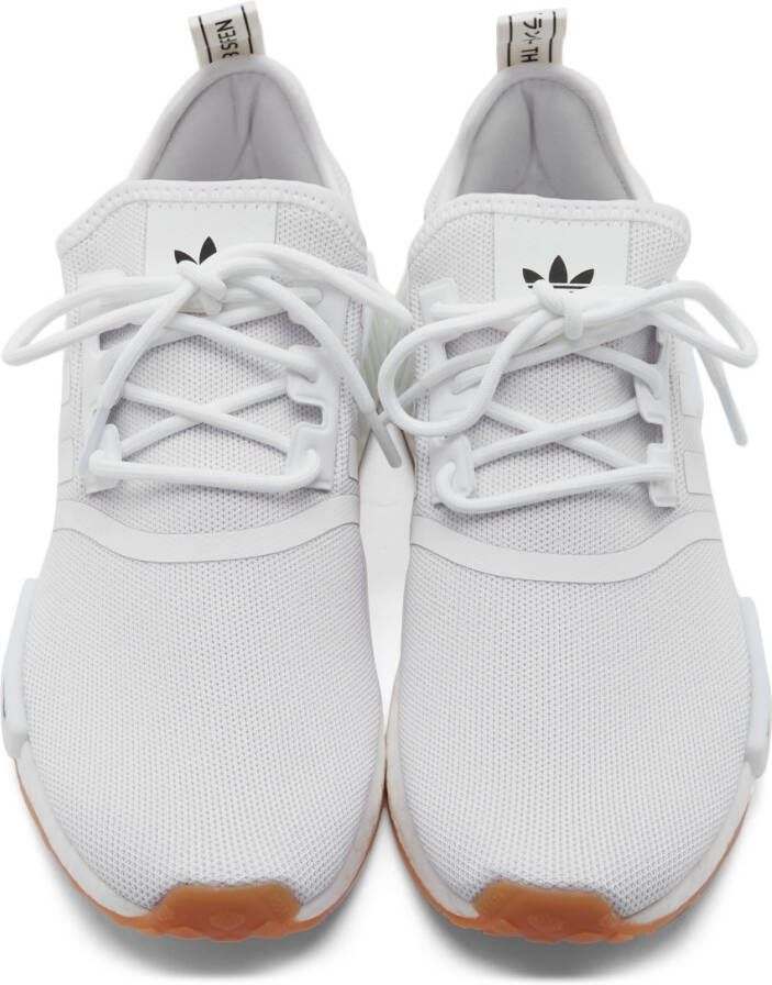 Adidas Originals White NMD_R1 Primeblue Sneakers - Picture 5