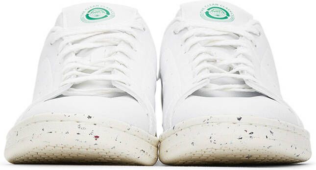 adidas Originals White Vegan Leather Stan Smith Sneakers