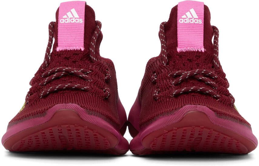 adidas x Humanrace by Pharrell Williams SSENSE Exclusive Burgundy Humanrace Sichona Sneakers