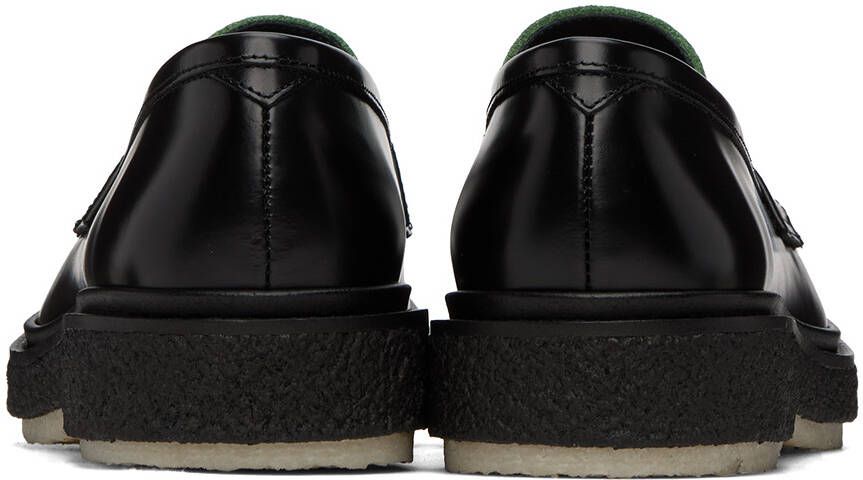 Adieu Black & Green Type 5 Loafers
