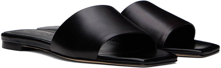 Aeyde Black Anna Sandals