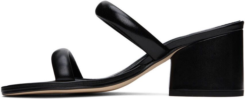 Aeyde Black Barbara Heeled Sandals