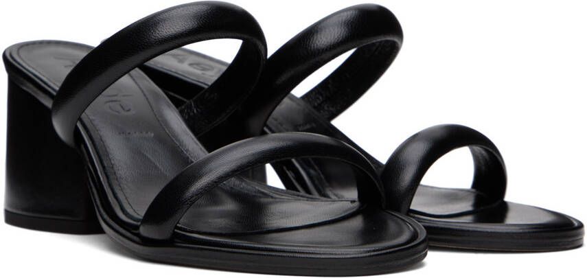Aeyde Black Barbara Heeled Sandals