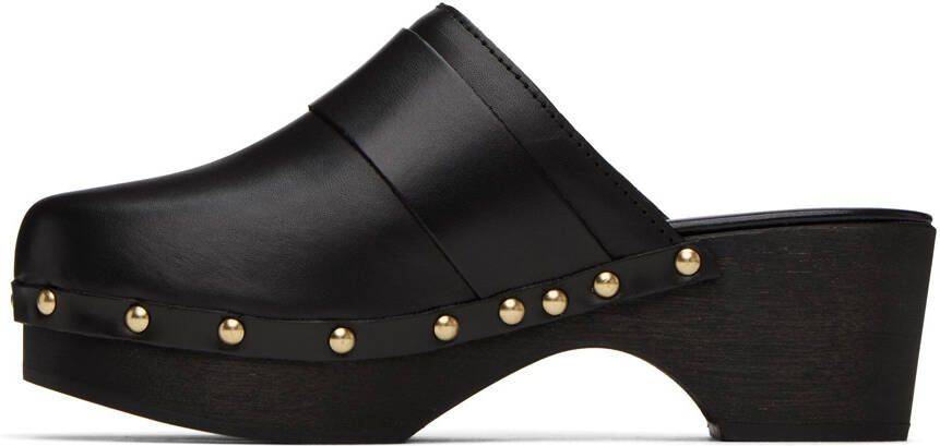 Aeyde Black Bibi Clogs