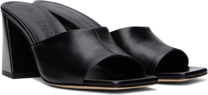Aeyde Black Sandi Heeled Sandals