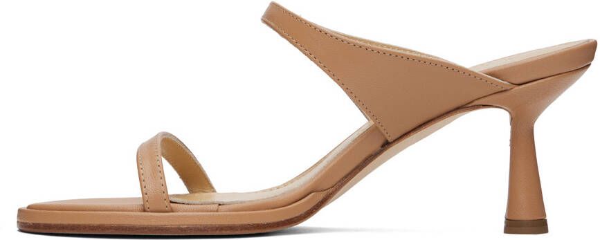 Aeyde Brown Maru Heeled Sandals