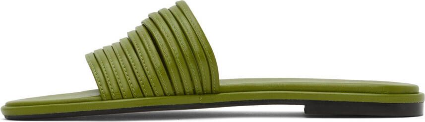 Aeyde Green Noa Sandals