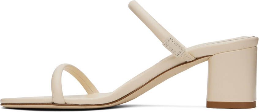 Aeyde Off-White Anni Heeled Sandals