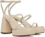 Aeyde Off-White Peggy Heeled Sandals - Thumbnail 4