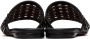 ALAÏA Black Braided Eyelet Sandals - Thumbnail 4