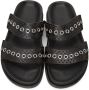 ALAÏA Black Strap Sandals - Thumbnail 5