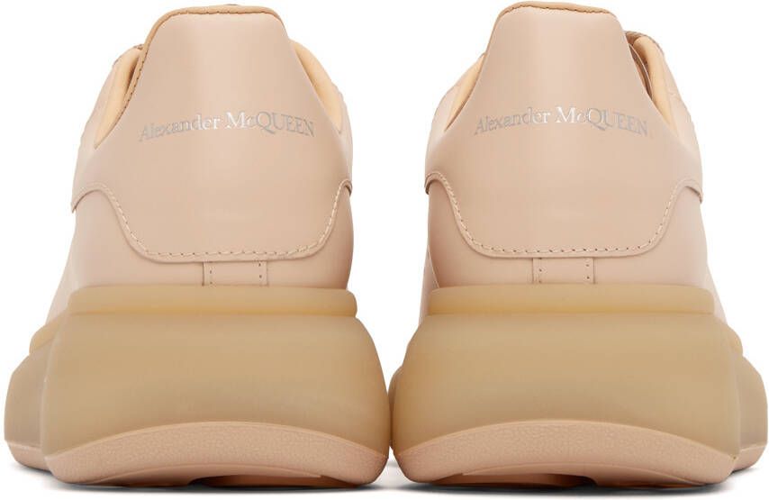 Alexander McQueen Beige Leather Sneakers