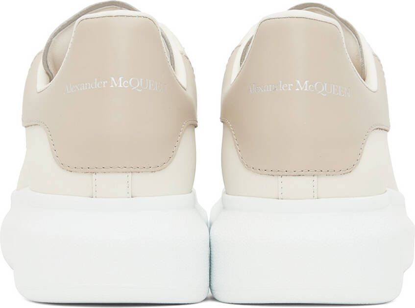 Alexander McQueen Beige Oversized Sneakers