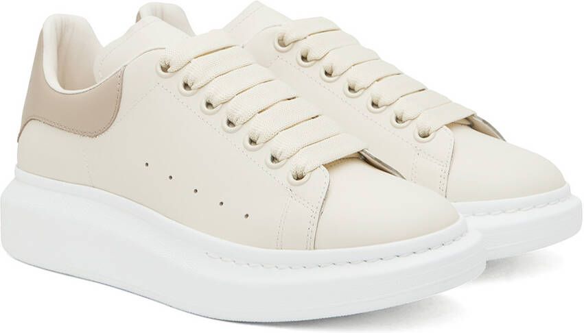 Alexander McQueen Beige Oversized Sneakers