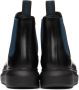 Alexander McQueen Black & Blue Hybrid Ankle Boots - Thumbnail 2