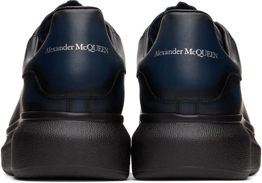 Alexander McQueen Black & Blue Oversized Sneakers
