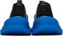 Alexander McQueen Black & Blue Tread Slick Low Sneakers - Thumbnail 2