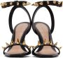 Alexander McQueen Black & Gold Studded Heeled Sandals - Thumbnail 2