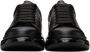 Alexander McQueen Black & Silver Oversized Sneakers - Thumbnail 2