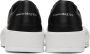 Alexander McQueen Black & White Leather Deck Plimsoll Sneakers - Thumbnail 4