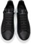 Alexander McQueen Black & White Oversized Sneakers - Thumbnail 5