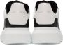 Alexander McQueen Black & White Oversized Sneakers - Thumbnail 4