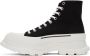 Alexander McQueen Black & White Tread Slick Hi Sneakers - Thumbnail 3