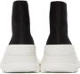Alexander McQueen Black & White Tread Slick Hi Sneakers - Thumbnail 4