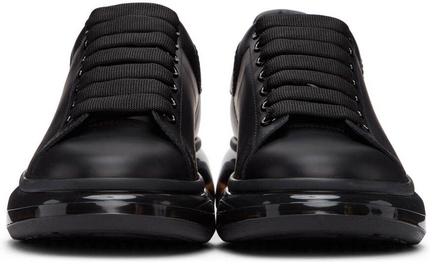 Alexander McQueen Black Clear Sole Oversized Sneakers