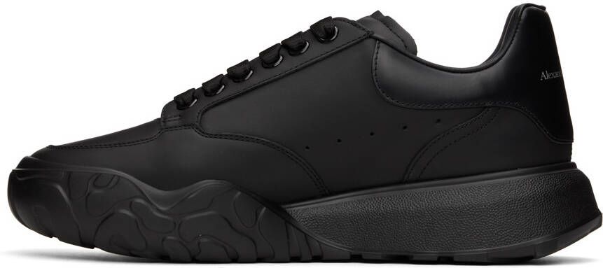 Alexander McQueen Black Court Sneakers