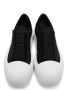 Alexander McQueen Black Deck Plimsoll Sneakers - Thumbnail 4