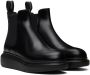 Alexander McQueen Black Hybrid Chelsea Boots - Thumbnail 4