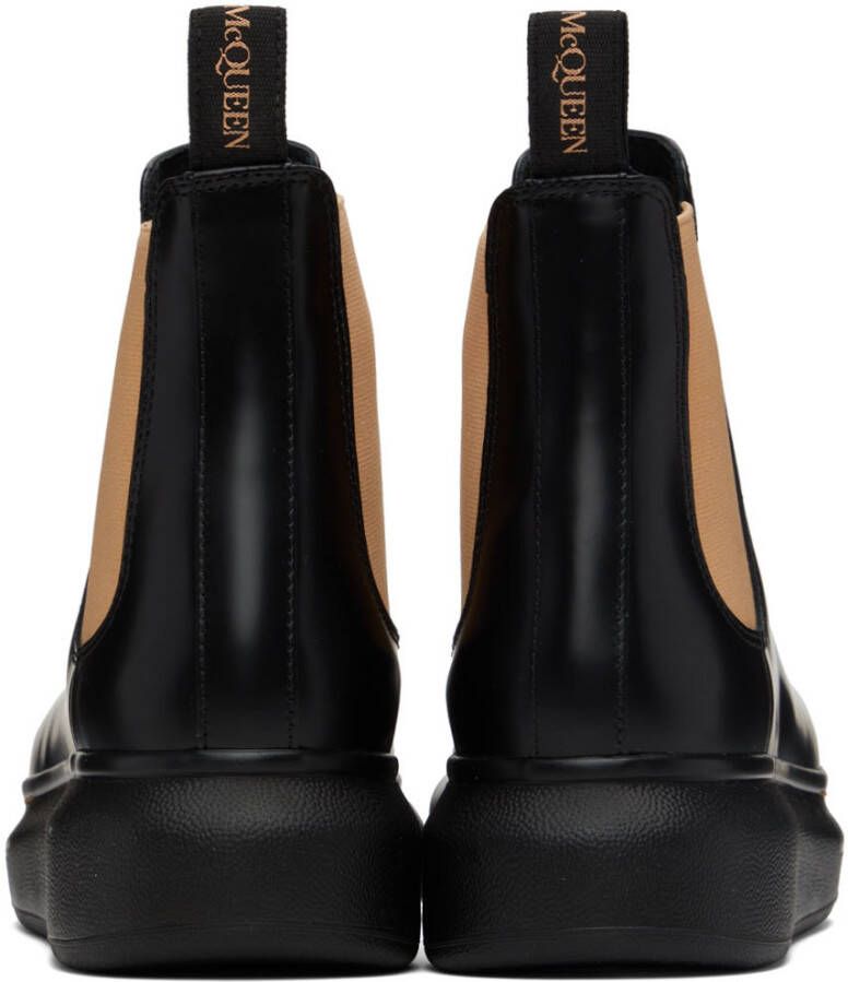 Alexander McQueen Black Hybrid Chelsea Boots