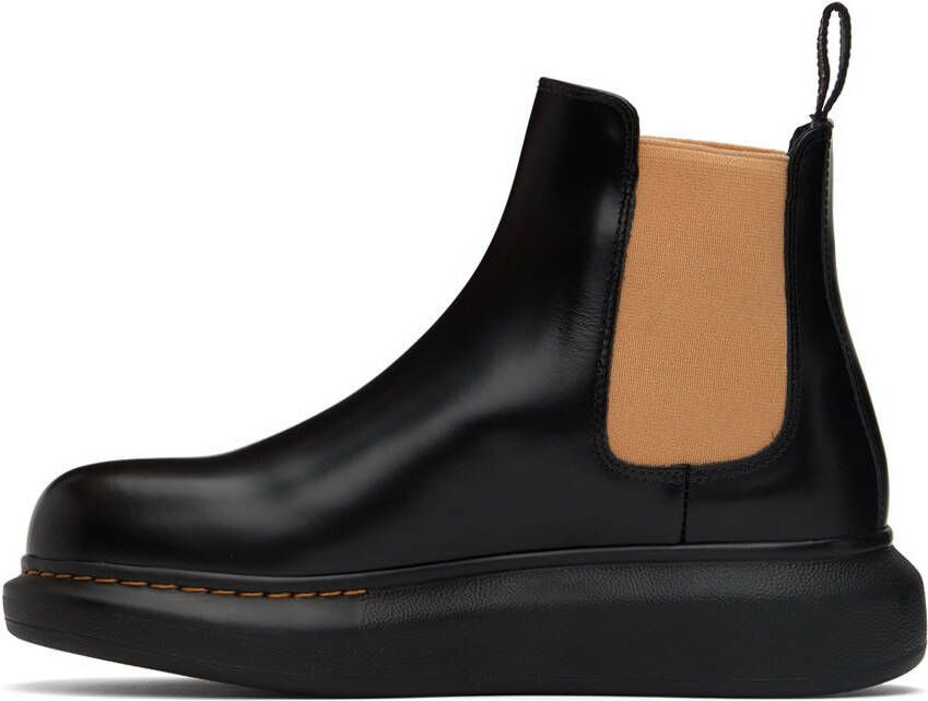 Alexander McQueen Black Hybrid Chelsea Boots