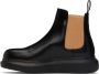 Alexander McQueen Black Hybrid Chelsea Boots - Thumbnail 3