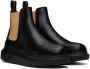 Alexander McQueen Black Hybrid Chelsea Boots - Thumbnail 4