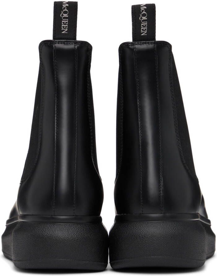 Alexander McQueen Black Hybrid Chelsea Boots