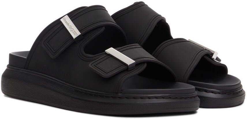 Alexander McQueen Black Hybrid Sandals