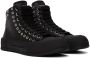 Alexander McQueen Black Plimsoll Sneakers - Thumbnail 4