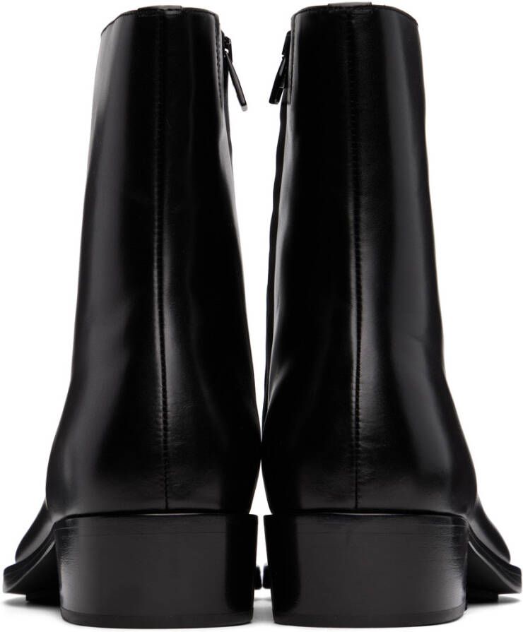 Alexander McQueen Black Punk Boots