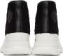 Alexander McQueen Black Shearling Sneakers - Thumbnail 2