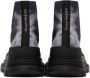 Alexander McQueen Black Sky Print Tread Slick Sneakers - Thumbnail 2