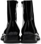 Alexander McQueen Black Slim Tread Boots - Thumbnail 2
